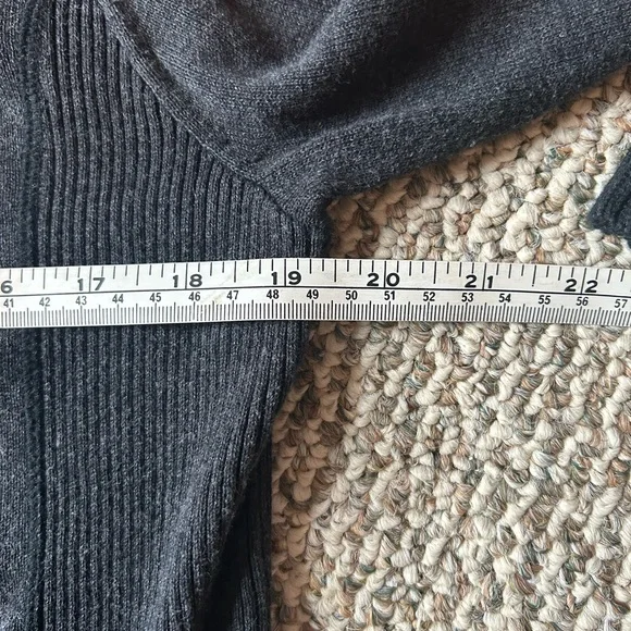 Cache Black Ribbed Collar Jacket XL - Picture 13 of 14